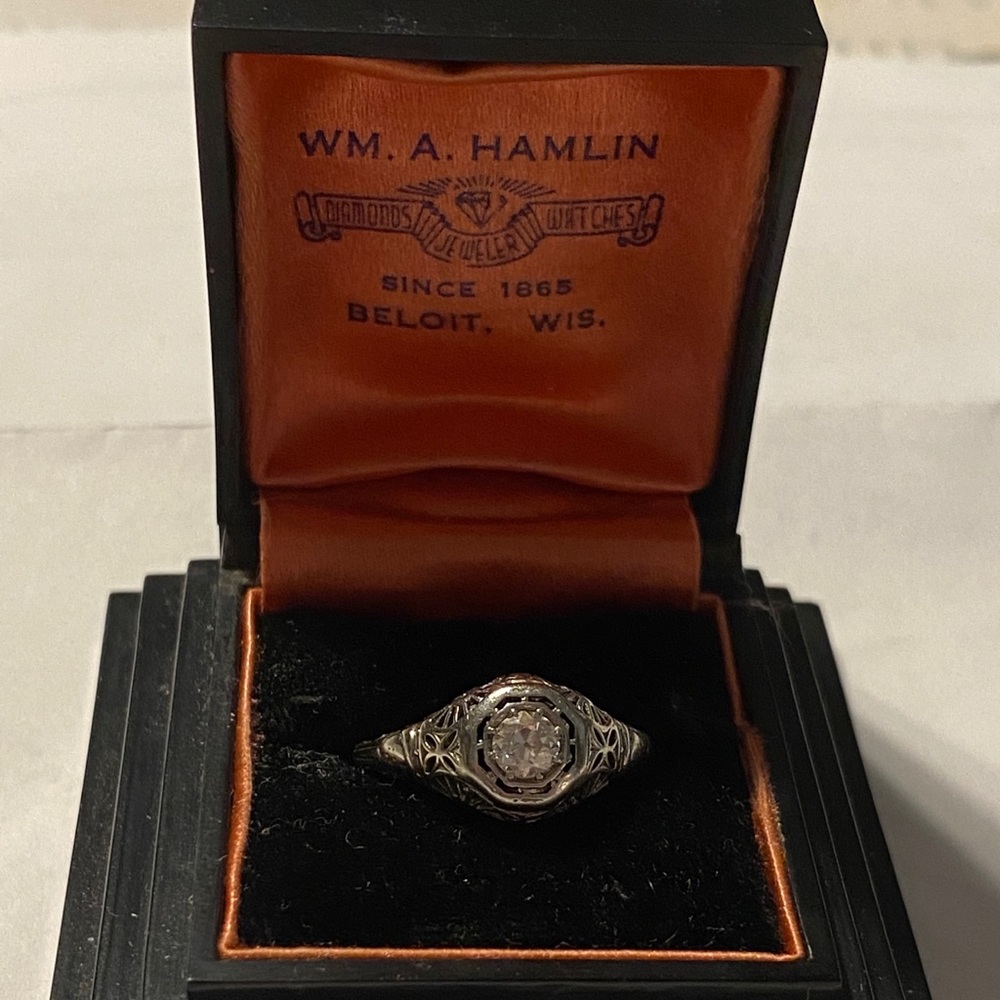 *SOLD* Fierce Edwardian Diamond Ring